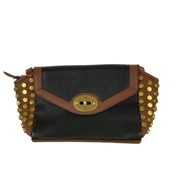 Clever Carriage Company Gold Stud Crossbody Bags - Picture 1 of 8